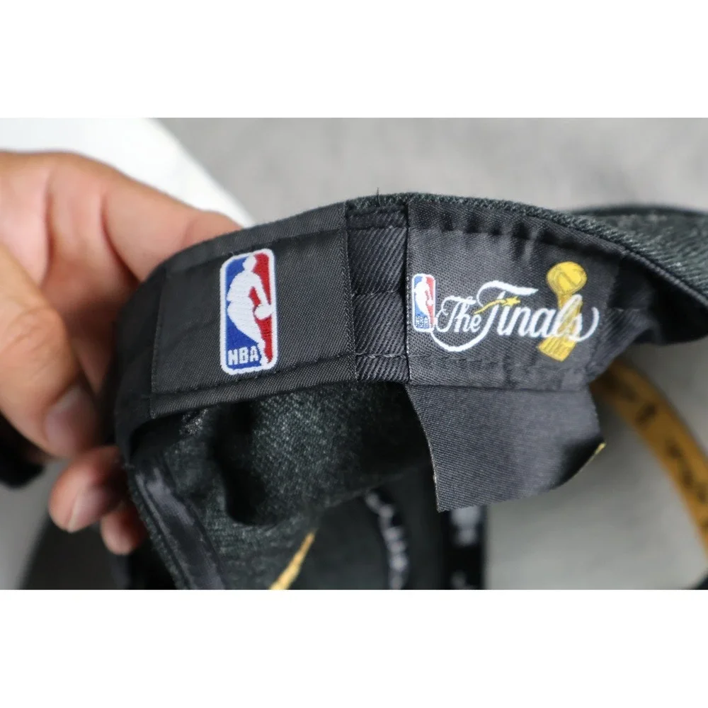 NBA Finals Hat Cap Snap Back Mens One Size Black NBA Basketball 9FORTY New Era